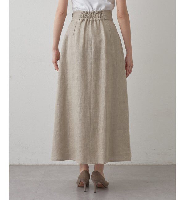 Drawing Numbers「【Drawing Numbers】ヘビーリネンフレアスカート」|スカート|
