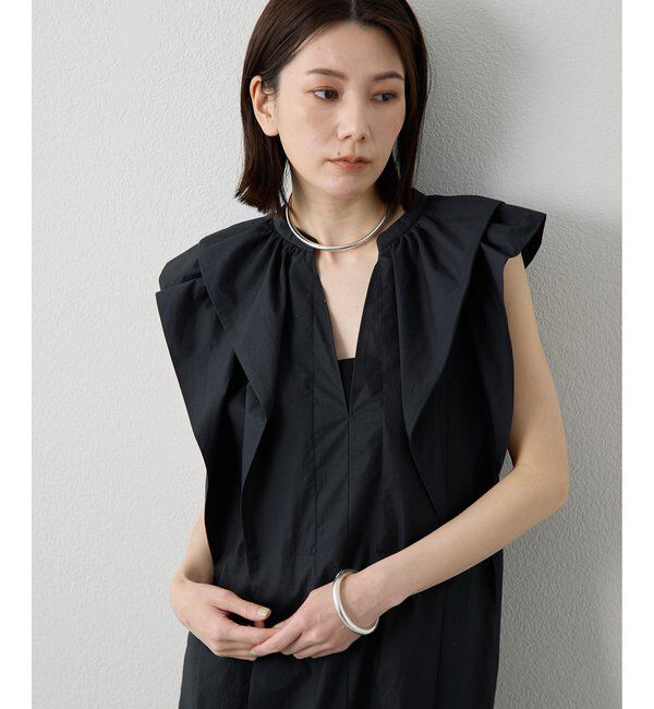 Drawing Numbers「【Drawing Numbers】タイプライターダブルフリルワンピース」|ワンピース|