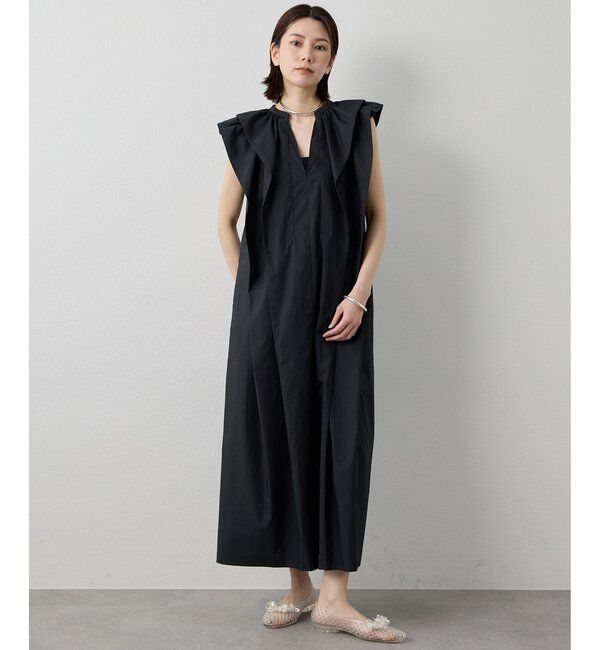 Drawing Numbers「【Drawing Numbers】タイプライターダブルフリルワンピース」|ワンピース|