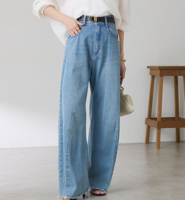  「【累計販売2.４万本】ブルージュデニム」|デニム|