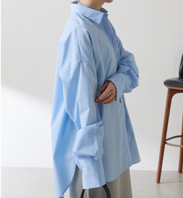  「【Nuel/ヌエル】 3WAYオーバーシャツ」|シャツ・ブラウス|