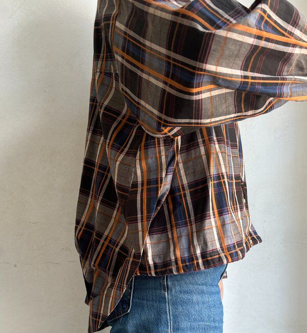  「チェックスピンドルシャツ」|シャツ・ブラウス|