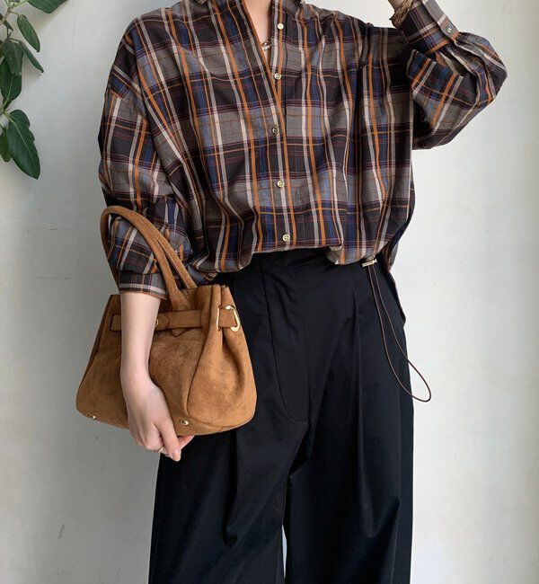  「チェックスピンドルシャツ」|シャツ・ブラウス|