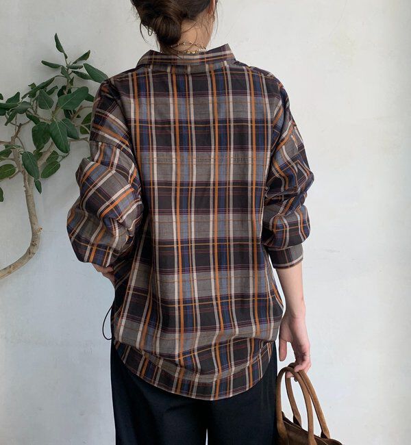  「チェックスピンドルシャツ」|シャツ・ブラウス|