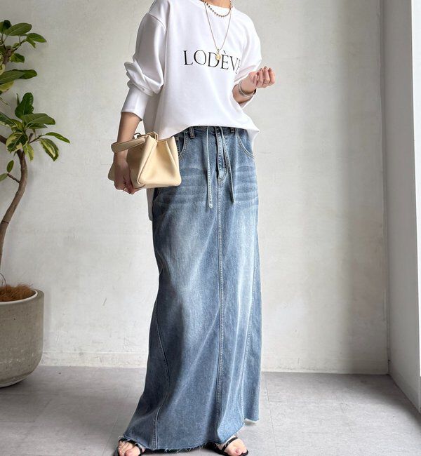  「カットジョーゼットLODEVEロゴTEEブラウス」|シャツ・ブラウス|