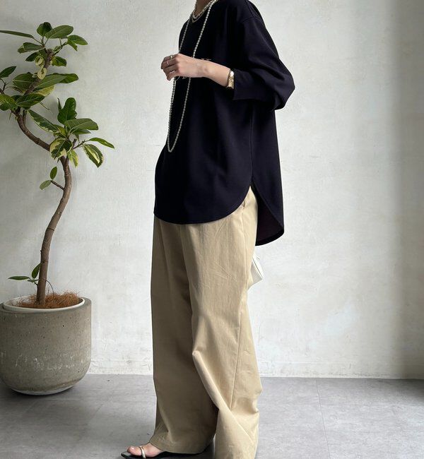  「カットジョーゼットLODEVEロゴTEEブラウス」|シャツ・ブラウス|