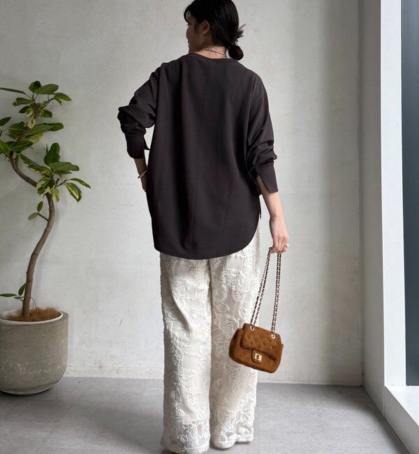  「カットジョーゼットLODEVEロゴTEEブラウス」|シャツ・ブラウス|