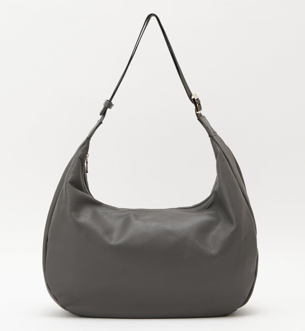  「ソフトレザーラウンドビッグショルダーバッグ」|ショルダー・メッセンジャー|