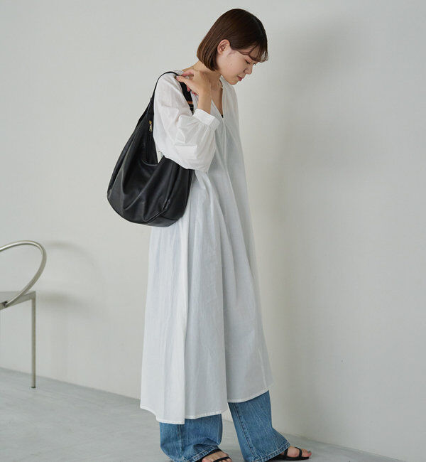  「ソフトレザーラウンドビッグショルダーバッグ」|ショルダー・メッセンジャー|