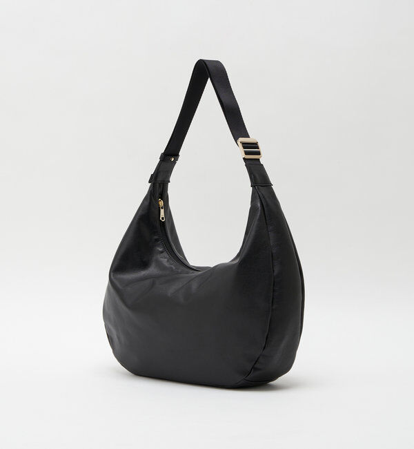  「ソフトレザーラウンドビッグショルダーバッグ」|ショルダー・メッセンジャー|