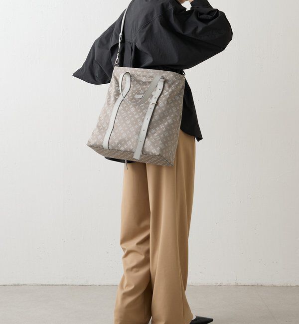  「アシンメトリーハンドルトートバッグ」|トートバッグ|