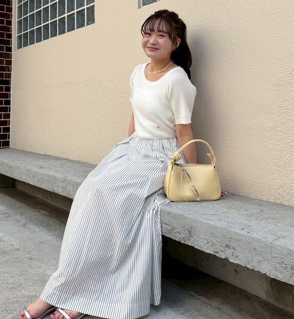  「【@__misa__03企画】プレート付きドッキング半袖ワンピース」|ワンピース|