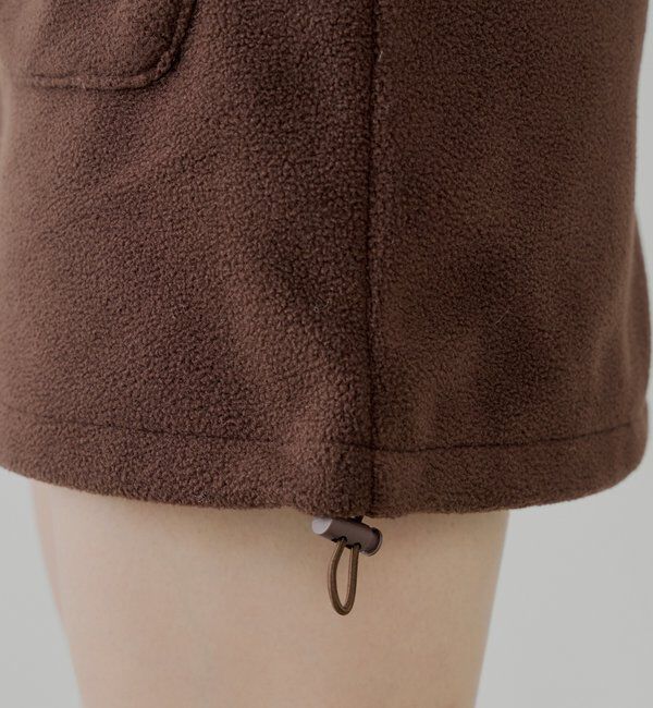  「【セットアップ対応】フリース台形ミニスカート」|スカート|