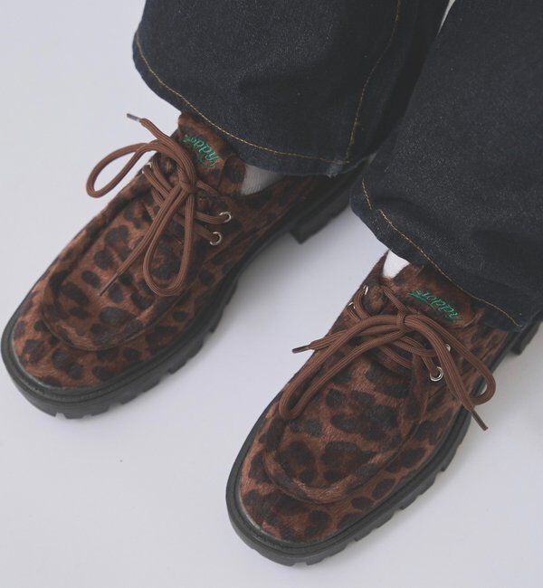  「SLOPPY配色厚底ローファー」|その他|ブラウン