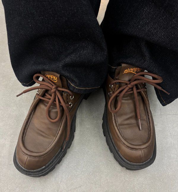  「SLOPPY配色厚底ローファー」|その他|