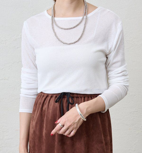  「シアーロングスリーブTee」|Tシャツ・カットソー|