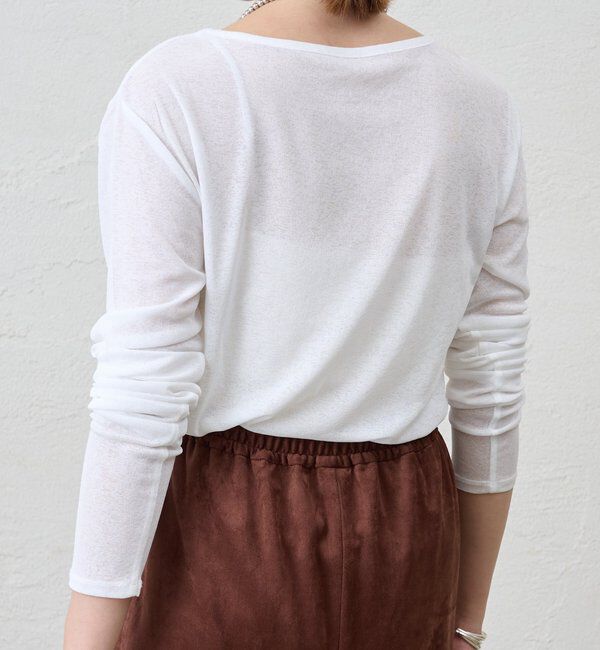  「シアーロングスリーブTee」|Tシャツ・カットソー|