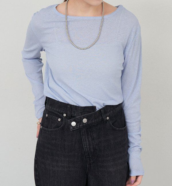  「シアーロングスリーブTee」|Tシャツ・カットソー|