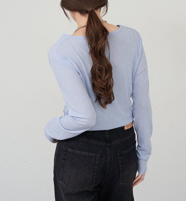  「シアーロングスリーブTee」|Tシャツ・カットソー|