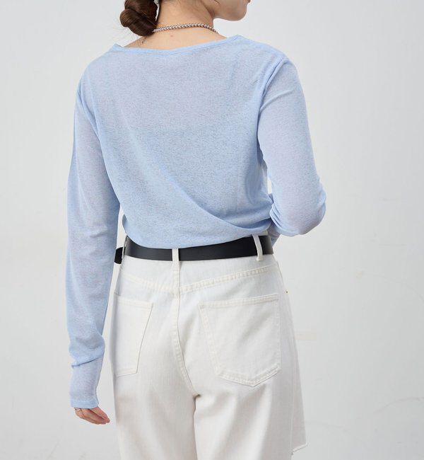  「シアーロングスリーブTee」|Tシャツ・カットソー|