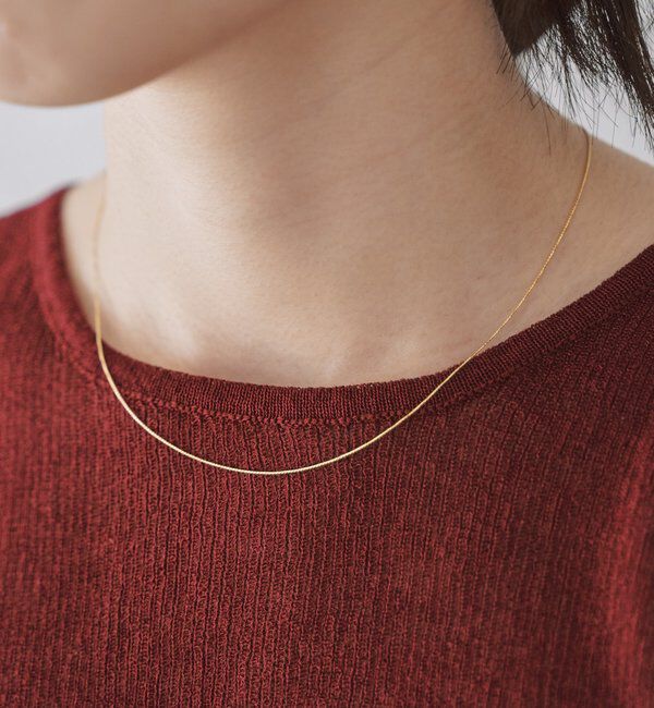  「スキニーチェーンネックレス<Silver925>」|ネックレス|