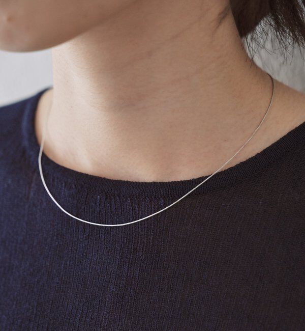  「スキニーチェーンネックレス<Silver925>」|ネックレス|