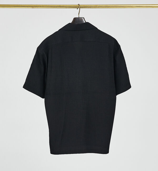 ABAHOUSE「【AH ABAHOUSE / セットアップ対応】楊柳 オープンカラーシャツ」|シャツ・ブラウス|