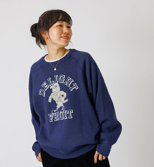 ABAHOUSE「【FRUIT OF THE LOOM/フルーツオブザルーム】ラグラントレーナー/」|スウェット・ジャージ|パープル