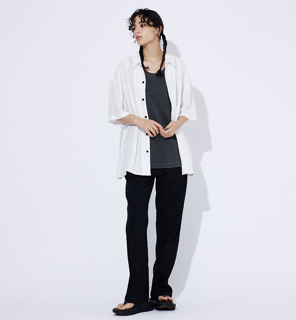 ABAHOUSE「【Revo./レボ】Relax Fit /リラックスフィット /Sheer Ja」|シャツ・ブラウス|