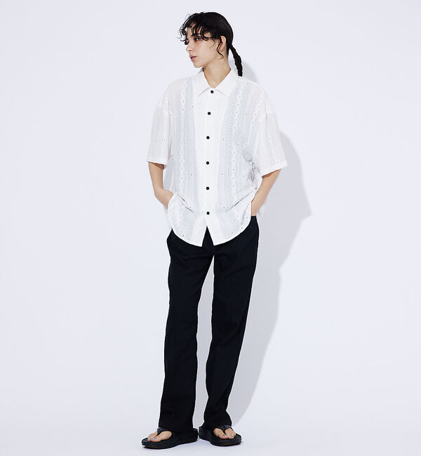 ABAHOUSE「【Revo./レボ】Relax Fit /リラックスフィット /Sheer Ja」|シャツ・ブラウス|