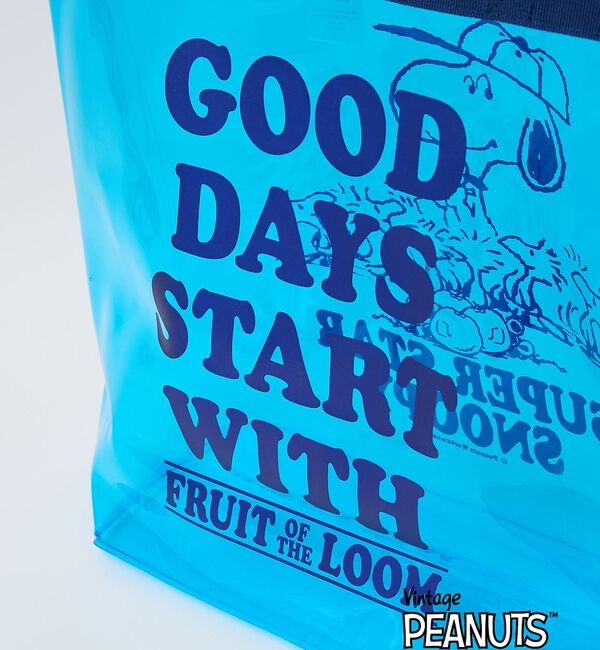 ABAHOUSE「【FRUIT OF THE LOOM/フルーツオブザルーム】PEANUTS コラ」|エコバッグ|