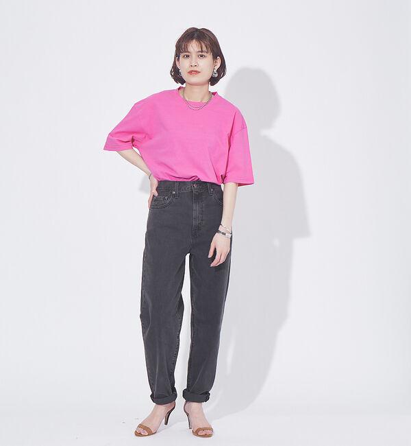 Rouge vif「ピースダイコットンチュニックTシャツ」|Tシャツ・カットソー|