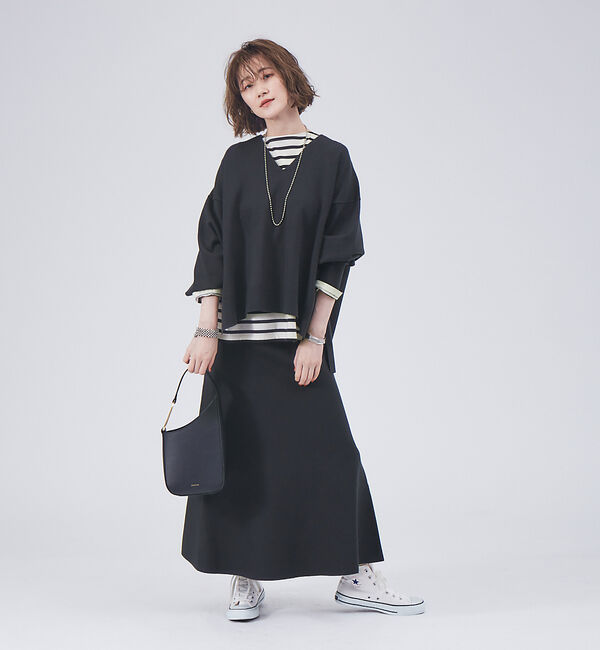 Rouge vif「【セットアップ対応】フレアニットスカート」|スカート|