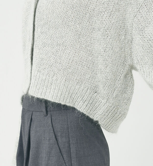 Rouge vif「ラメ&times;モヘアニット カーディガン」|カーディガン|