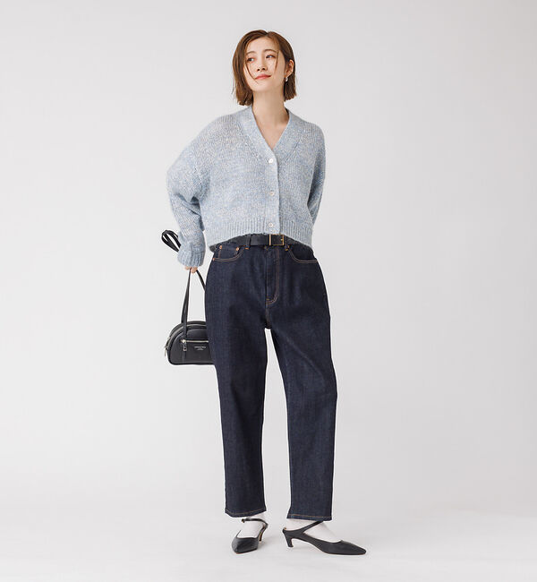 Rouge vif「ラメ&times;モヘアニット カーディガン」|カーディガン|