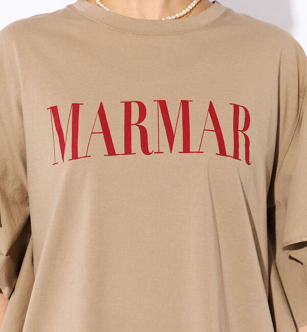 Rouge vif「＜別注＞【MICA&DEAL /マイカアンドディール】ロゴTシャツ / フレアス」|Tシャツ・カットソー|