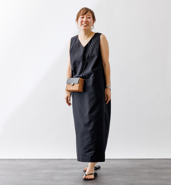 Rouge vif「バックドレープワンピース」|ワンピース|