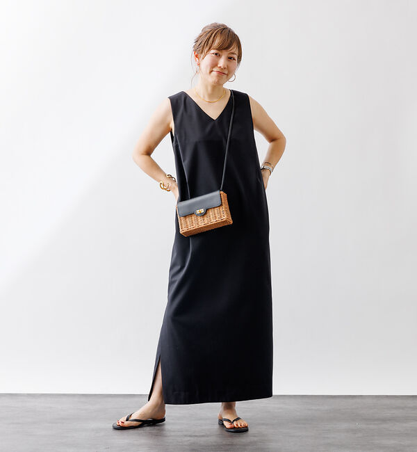 Rouge vif「バックドレープワンピース」|ワンピース|