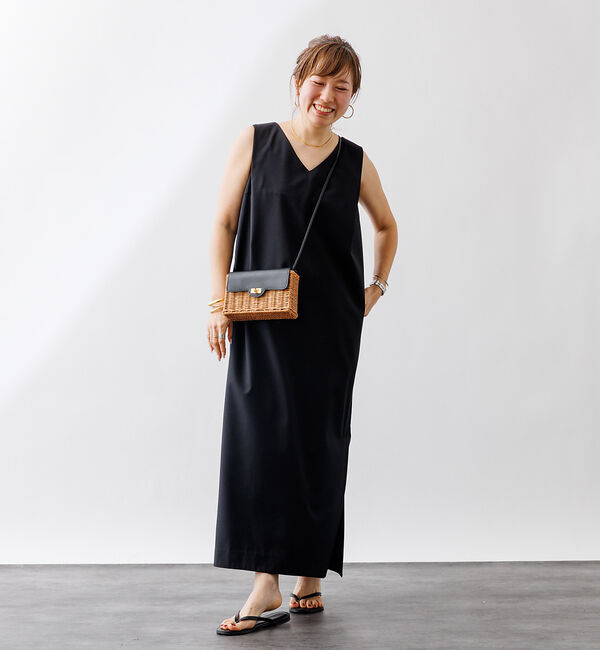 Rouge vif「バックドレープワンピース」|ワンピース|