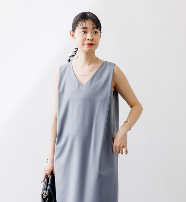 Rouge vif「バックドレープワンピース」|ワンピース|