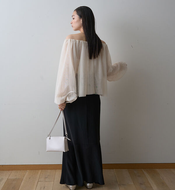 Rouge vif「【一部店舗限定】3wayオフショルチュールブラウス」|シャツ・ブラウス|