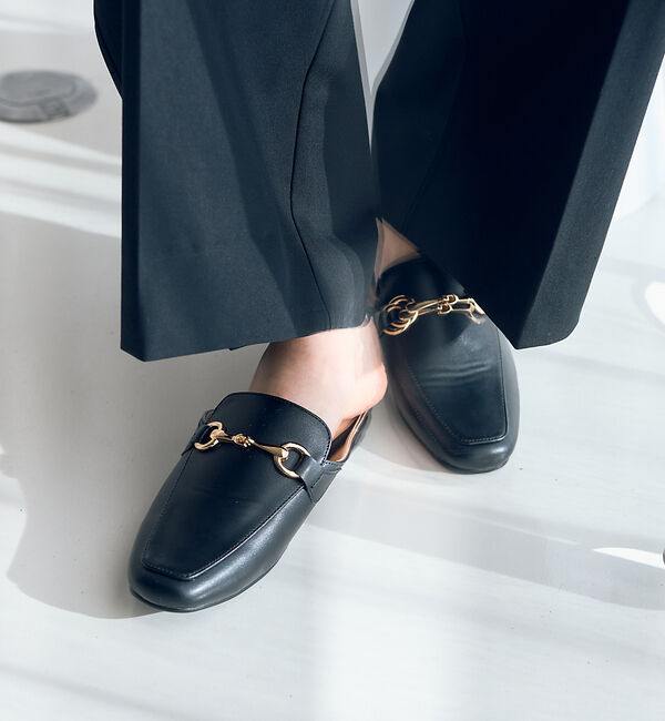 Rouge vif「【一部店舗限定】ビット付きスリッポンローファー」|ローファー|