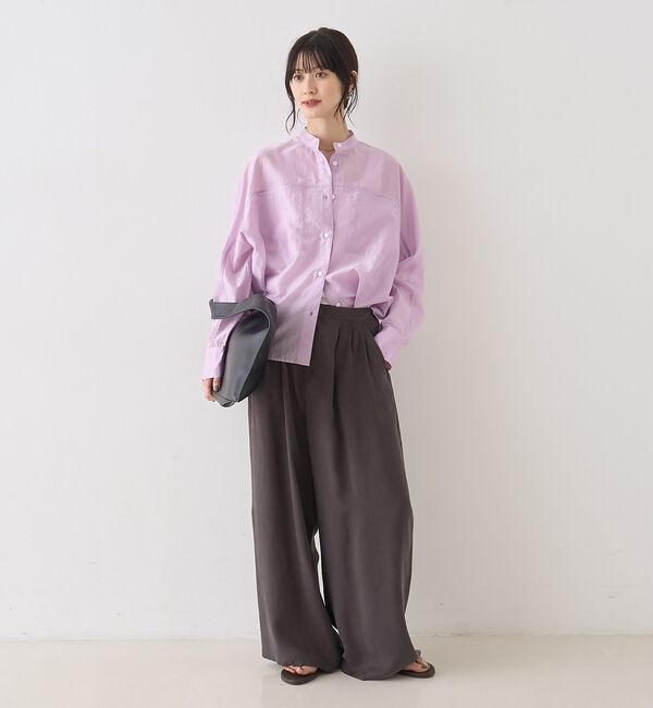 Rouge vif「【セットアップ対応】【新色登場】キュプラフィブリル ワイドパンツ」|その他|