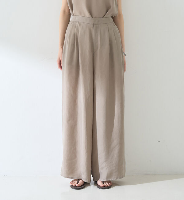 Rouge vif「【セットアップ対応】【新色登場】キュプラフィブリル ワイドパンツ」|その他|