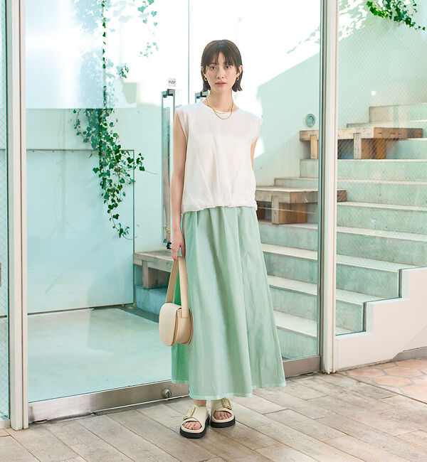 Rouge vif「レイヤードニットプルオーバーTシャツ」|ニット・セーター|