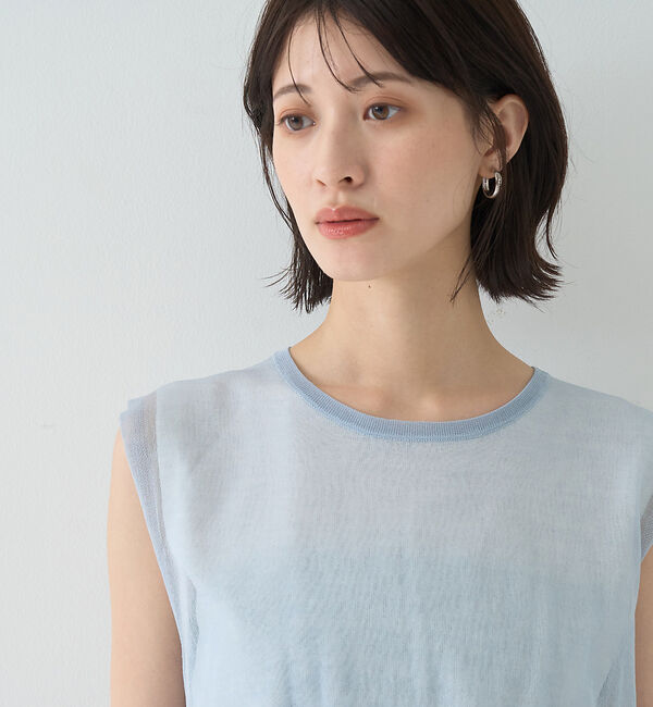 Rouge vif「レイヤードニットプルオーバーTシャツ」|ニット・セーター|