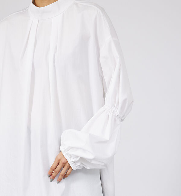 qualite「コットンギャザーパフシャツ」|シャツ・ブラウス|