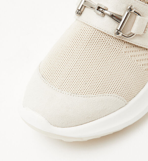 AU BANNISTER「【最高スニーカー】ビット付きストレッチシューズ」|スニーカー|