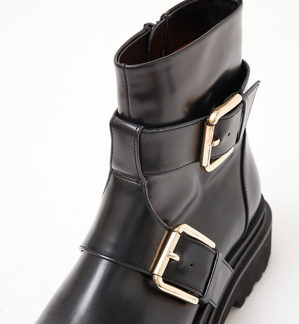 AU BANNISTER「バイカーボリュームソールブーツ」|ショートブーツ|