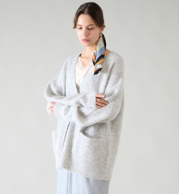 TIARA「アルパカMIXカーディガン」|カーディガン|